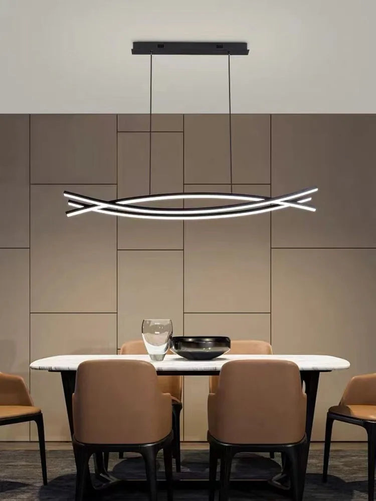 Luxury minimalist nordic chandelier for modern interiors