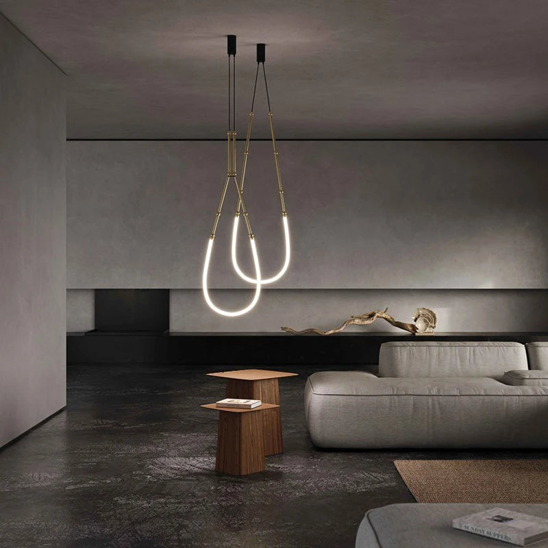 Modern minimalist pendant chandelier for bar or restaurant