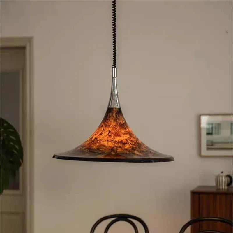Medieval style lava chandelier for modern interior decor