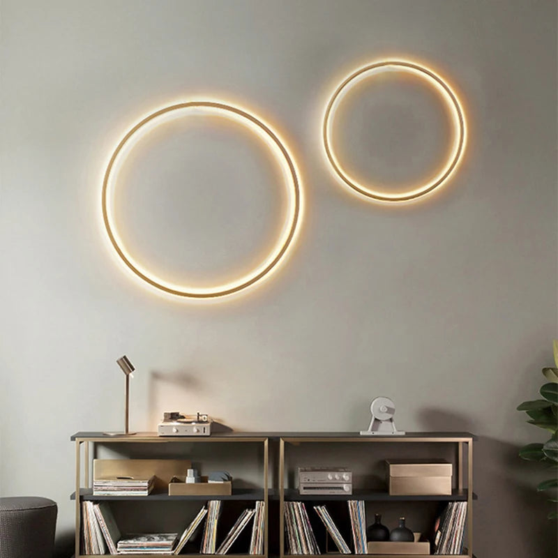 Modern dimmable wall light with USB socket