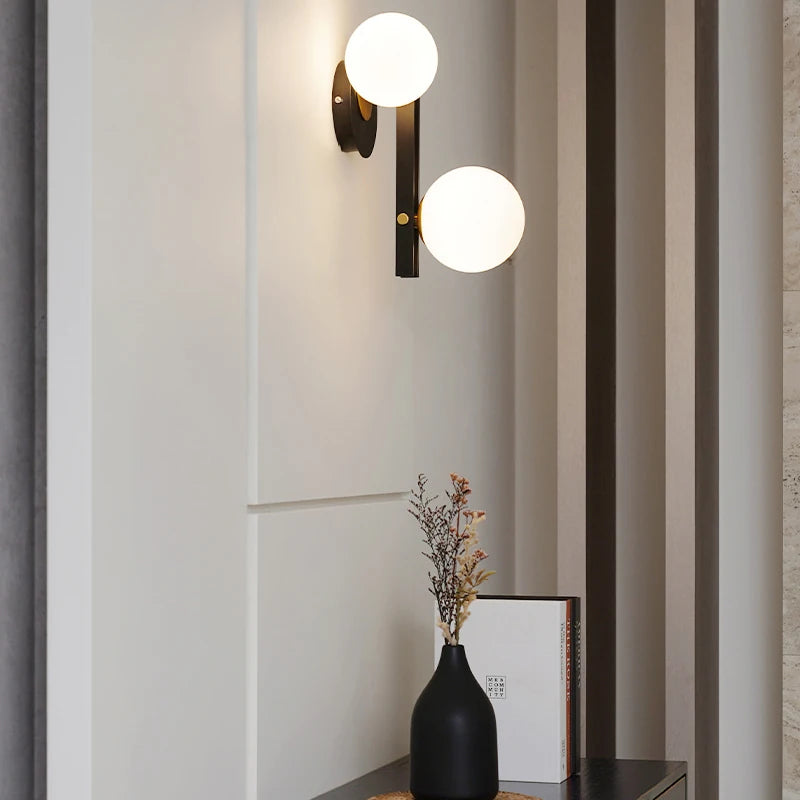 Creative nordic wall light for modern minimalist interior