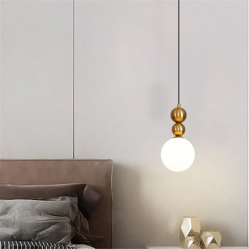 Creative glass pendant light for café, bar, and restaurant
