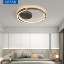 Modern LED ring ceiling lamp for indoors