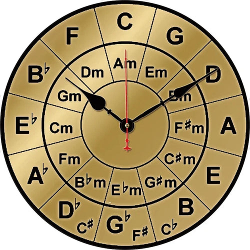 retro silent wall clock for modern home decor - vue 19 sur 19