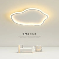 Modern cloud ceiling light for minimalist interiors