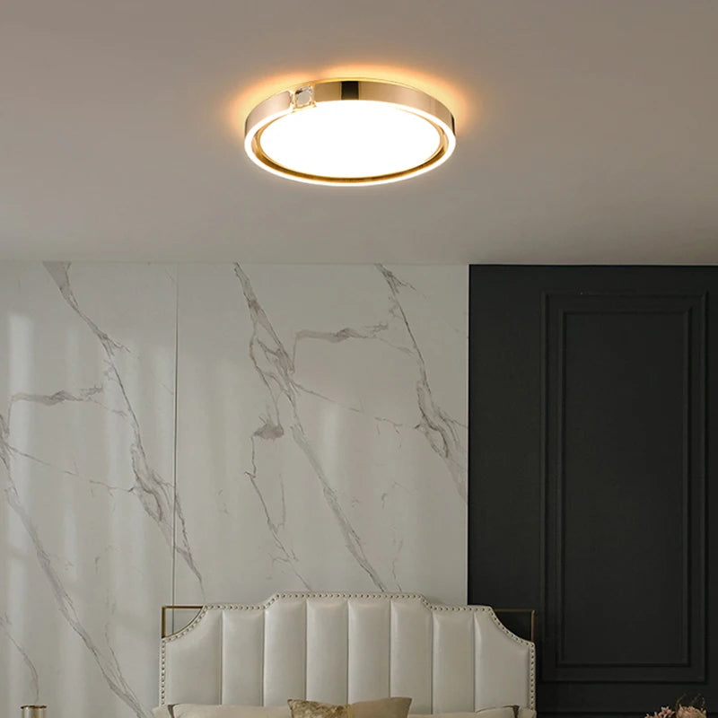Modern luxury ring ceiling light for interiors