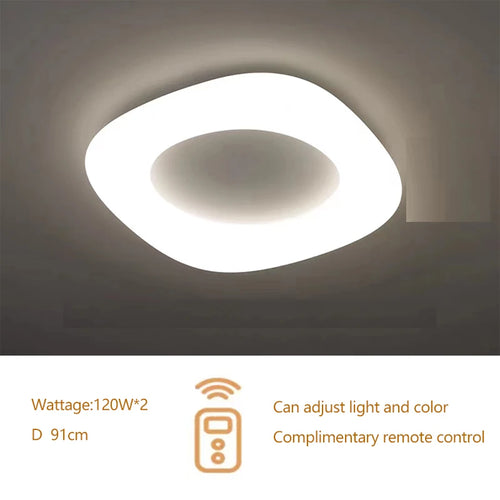 Modern smart LED chandelier for home decoration - vue 12 sur 18
