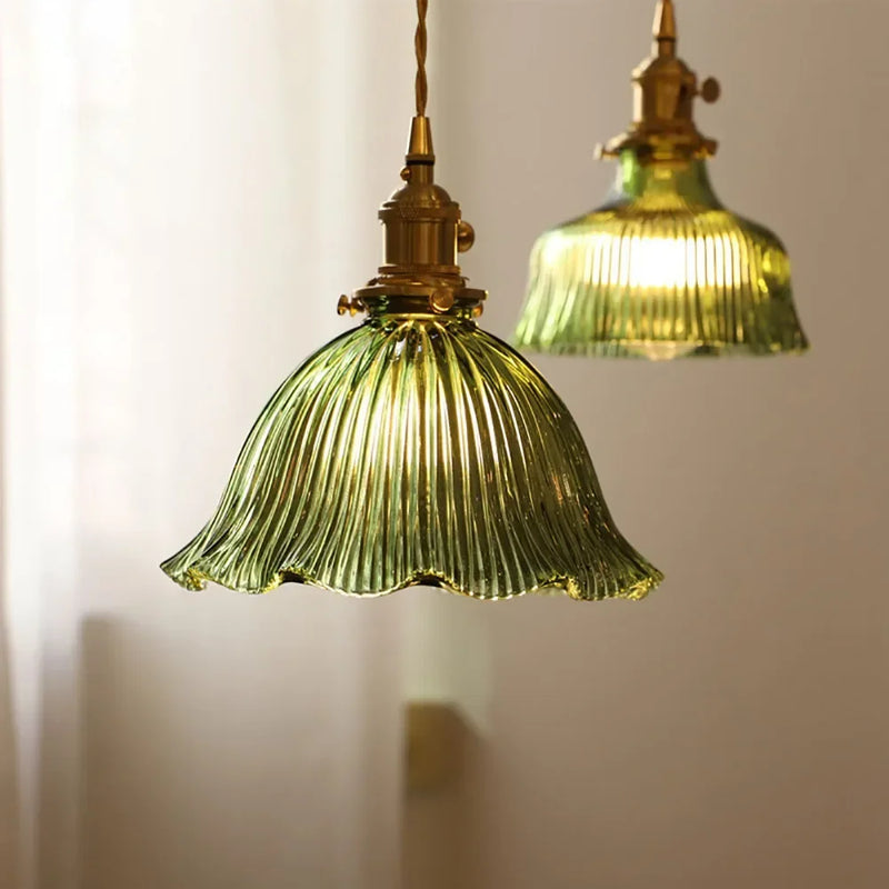 Nordic glass LED pendant light modern interior decor