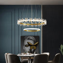 Modern crystal chandelier for stylish indoor lighting