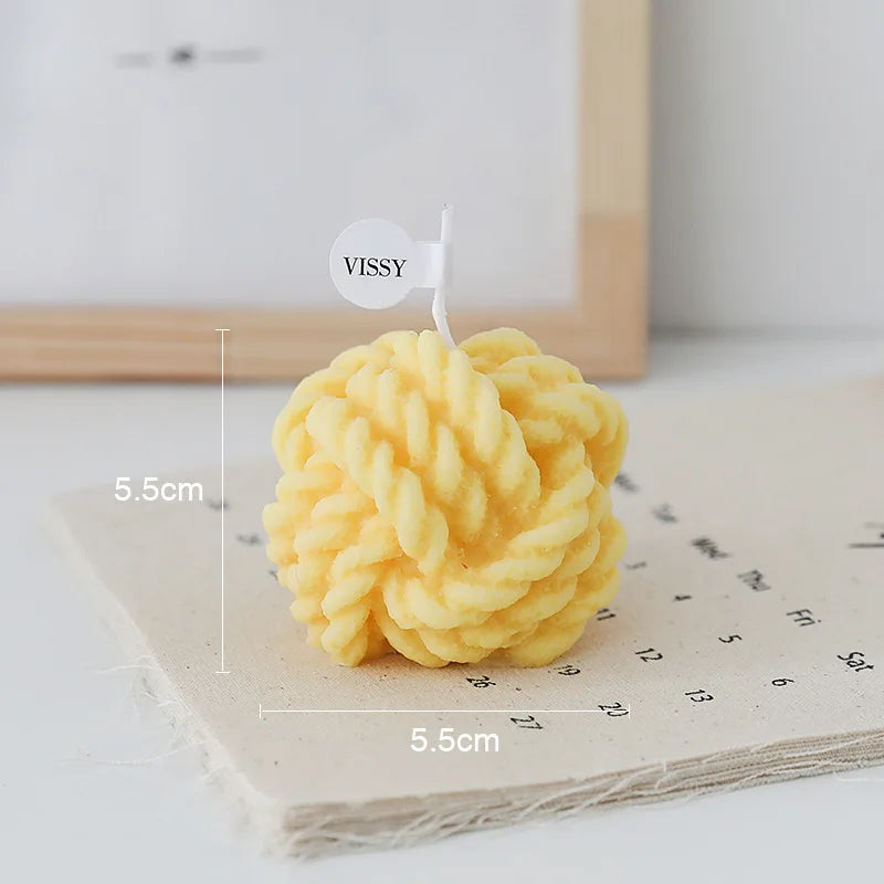 decorative and cute soy wax ball scented candle - vue 13 sur 14