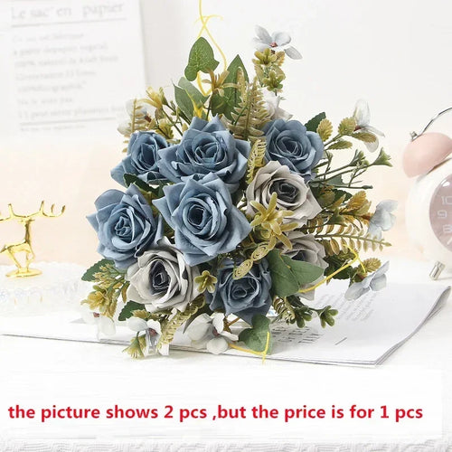 Artificial rose bouquet for decoration and party gift - vue 12 sur 13