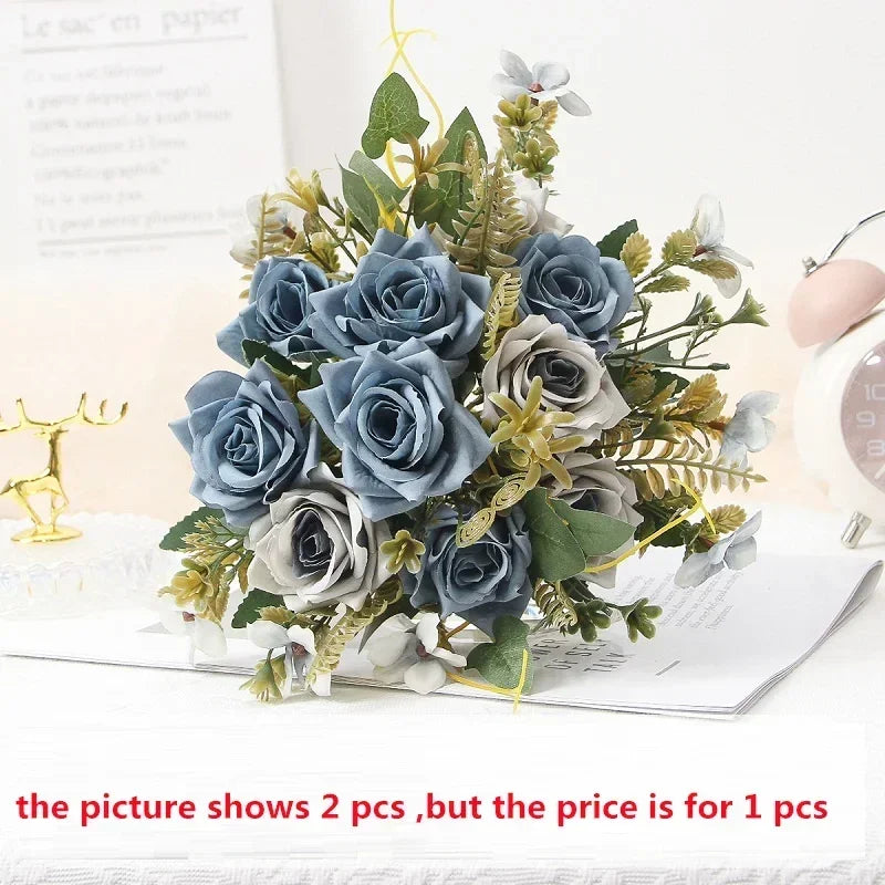 Artificial rose bouquet for decoration and party gift - vue 11 sur 13
