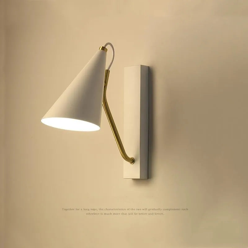 Mechanical LED wall light for café and restaurant