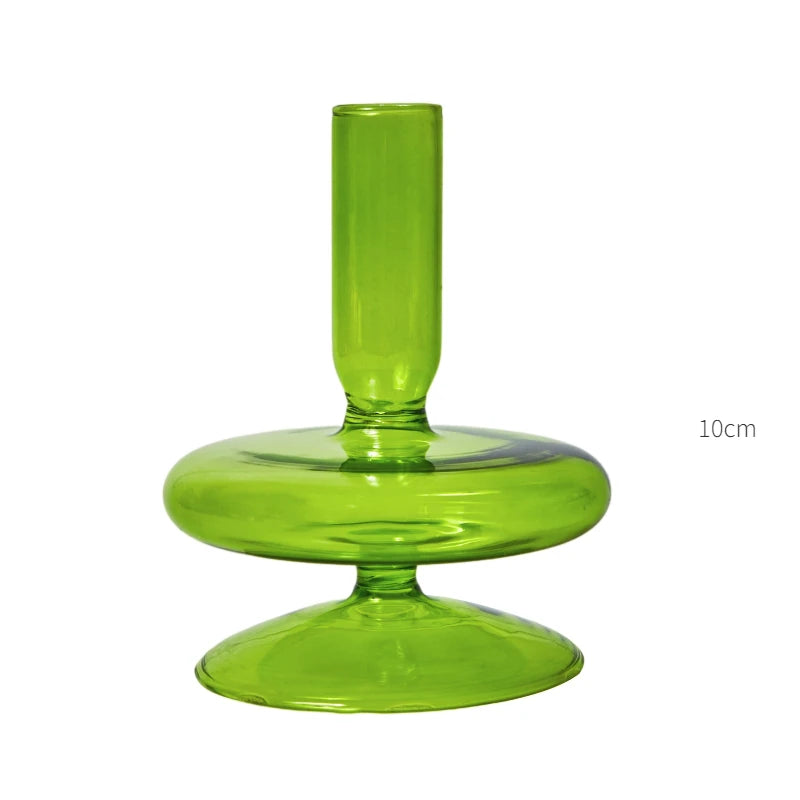 Nordic glass candle holders for weddings and decorative gifts - vue 14 sur 16