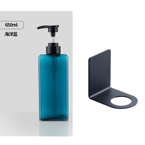 wall-mounted liquid soap dispenser for disinfectant and shower gel - vue 11 sur 15