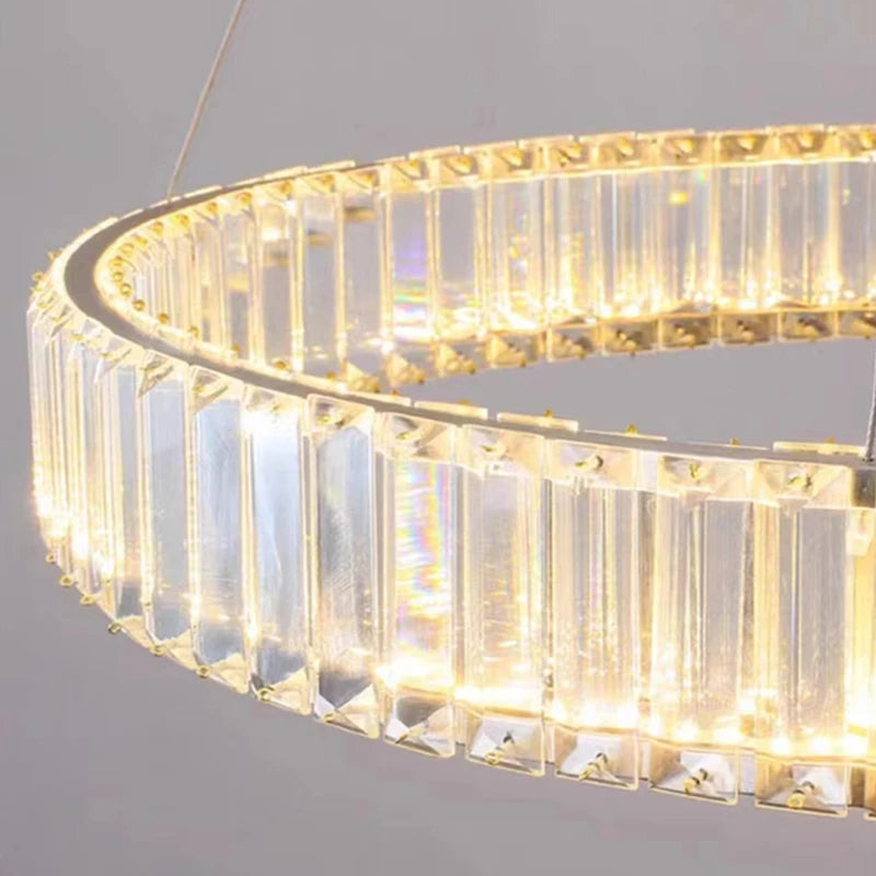 Premium modern crystal chandelier for stylish interiors - vue 5 sur 11