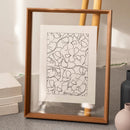 Double-Sided Clear Acrylic Photo Frame For Photos, Certificates And Specimen Displays Tabletop And Wall Mounted