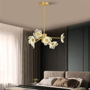 Modern floral chandelier for elegant interior decor