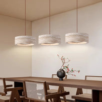 Wabi sabi stone LED pendant light for interior decoration