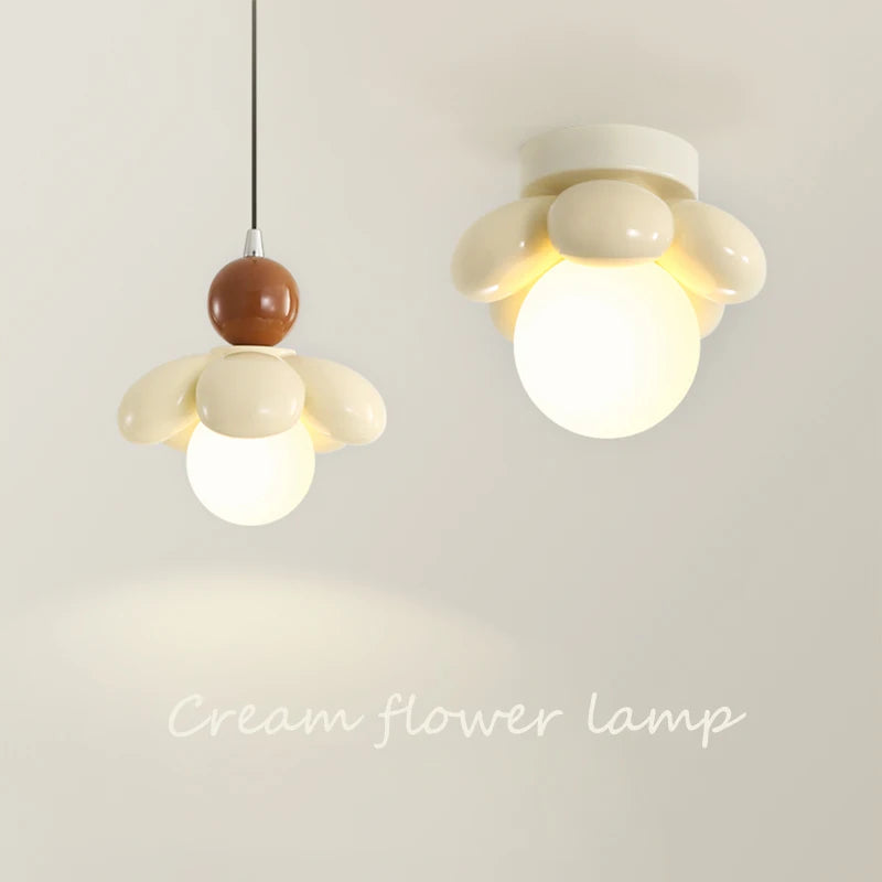 Modern flower-shaped pendant chandelier for restaurant
