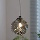 Smoked glass chandelier modern lighting for kitchen and bar