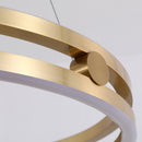 Modern circular chandelier for creative and elegant interior decor