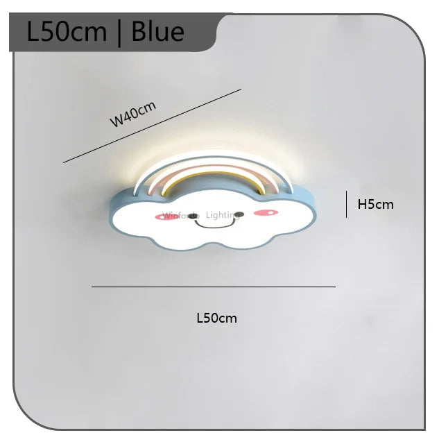 Nordic children's chandelier with LED lights - vue 11 sur 12
