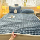 warm velvet mattress topper for winter comfort