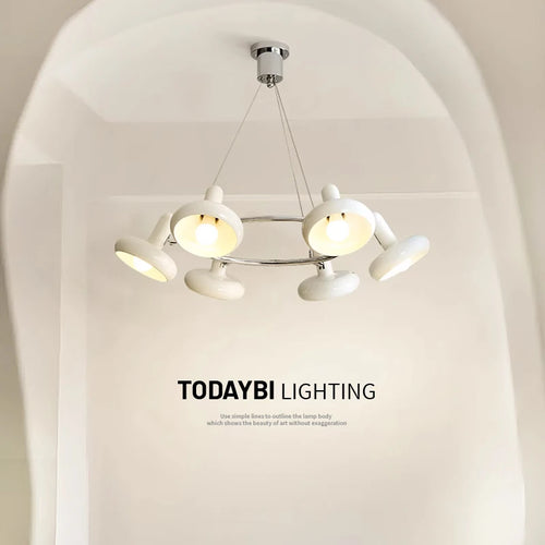 Bauhaus LED pendant chandelier for dining table - vue 4 sur 8