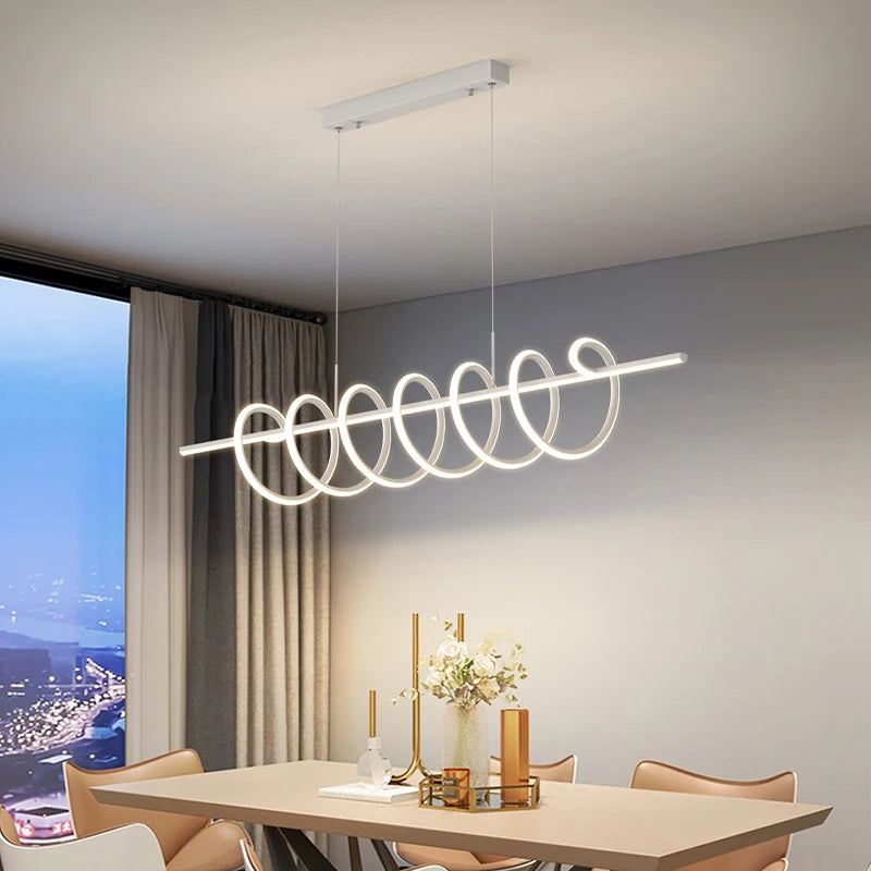 Modern LED chandelier for elegant indoor lighting