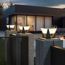 Waterproof outdoor solar LED lamp for garden, patio and fence