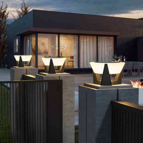 Solar LED garden and outdoor decorative lamp - vue 5 sur 12