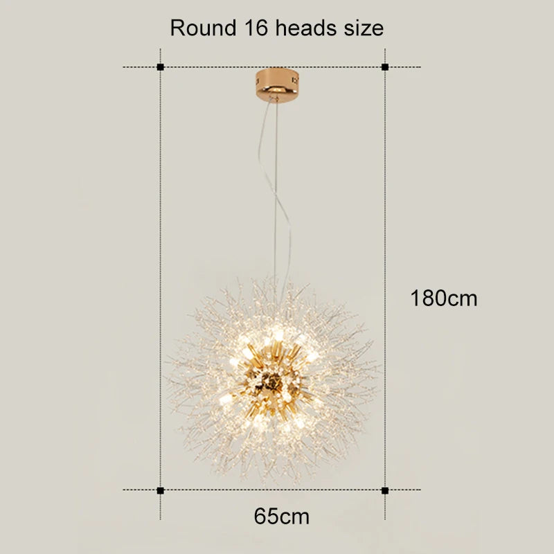 Modern nordic style LED chandelier for interior decoration