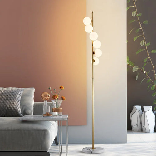 Spiral glass table lamp for interior decoration - vue 3 sur 6