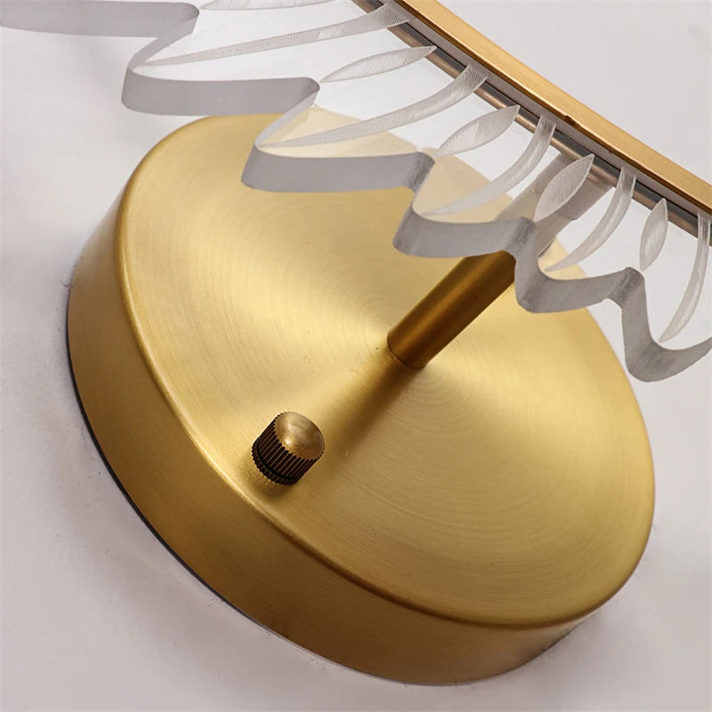 Nordic modern art wing wall light luxury porch lamp - vue 4 sur 9