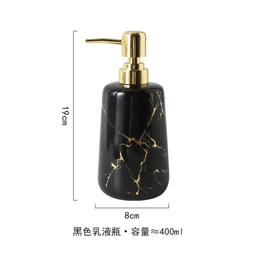decorative ceramic bathroom set with accessories - vue 25 sur 24