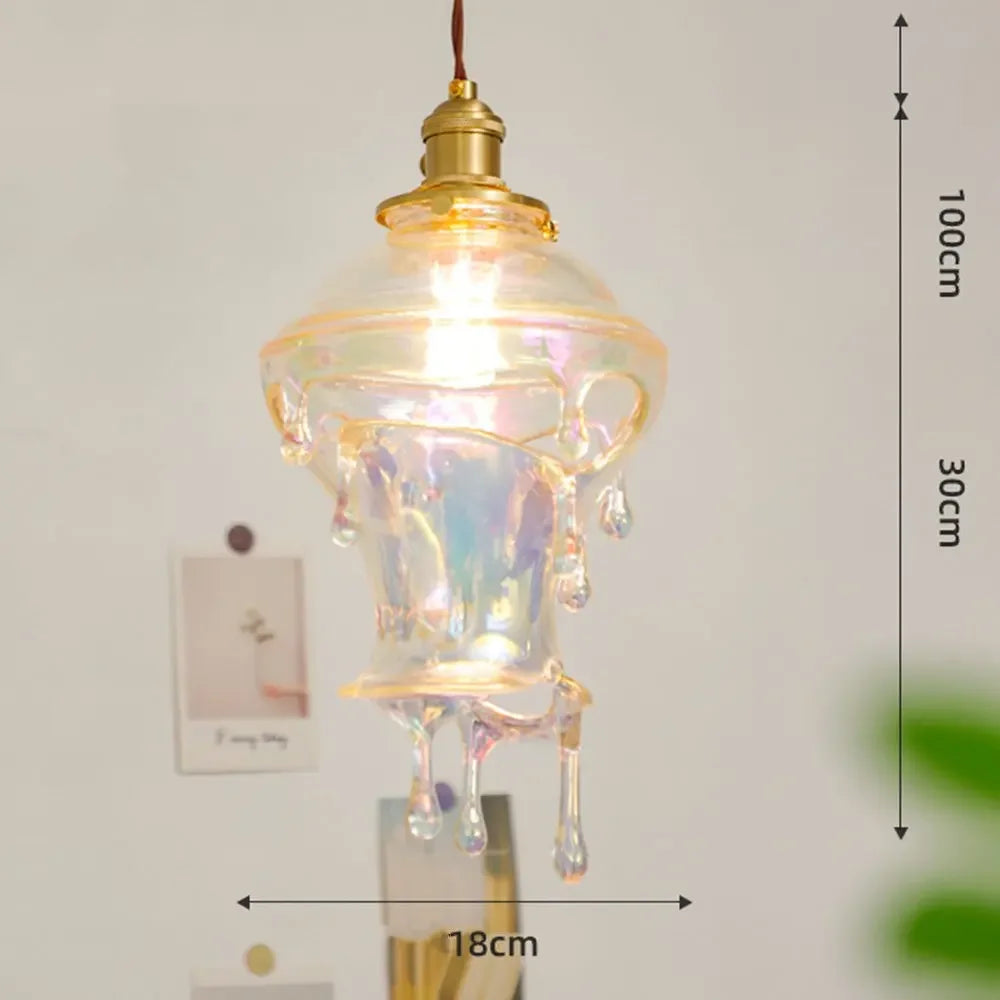 Creative candle droplet lamp retro design for artistic decoration - vue 9 sur 10