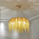 Aluminium pendant light with modern LED indoor lighting
