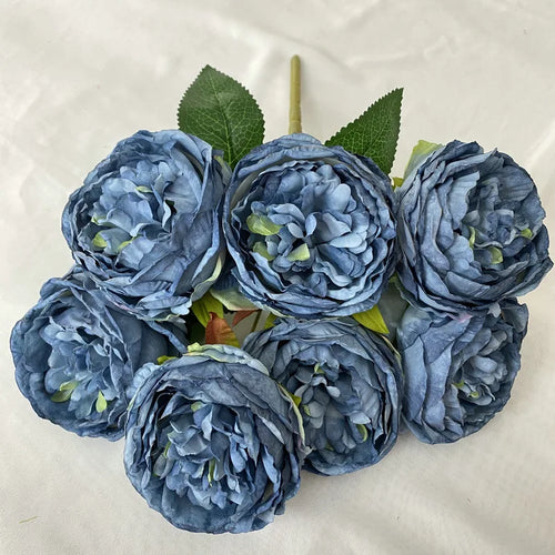 Decorative artificial rose bouquet for weddings and events - vue 10 sur 16