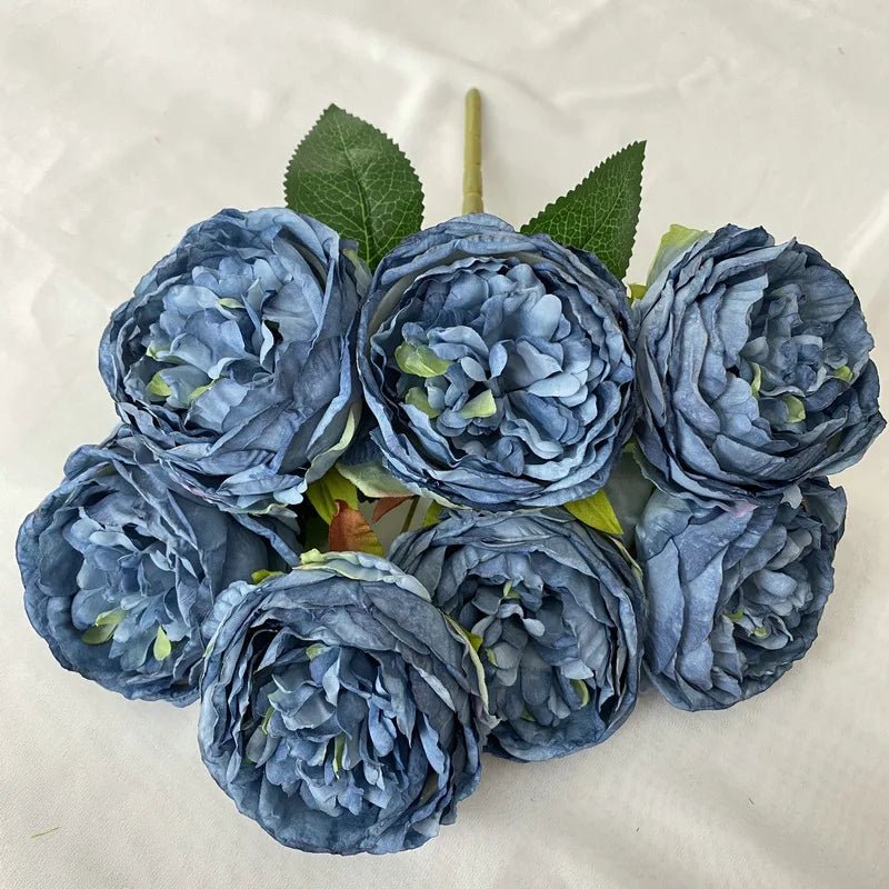 Decorative artificial rose bouquet for weddings and events - vue 9 sur 16