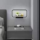Modern touch wall light with dimmer and wireless USB charging