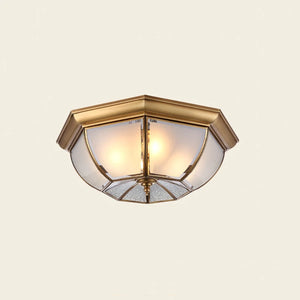 Modern copper ceiling light for elegant lighting