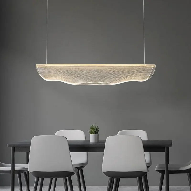 Modern minimalist decorative acrylic LED chandelier