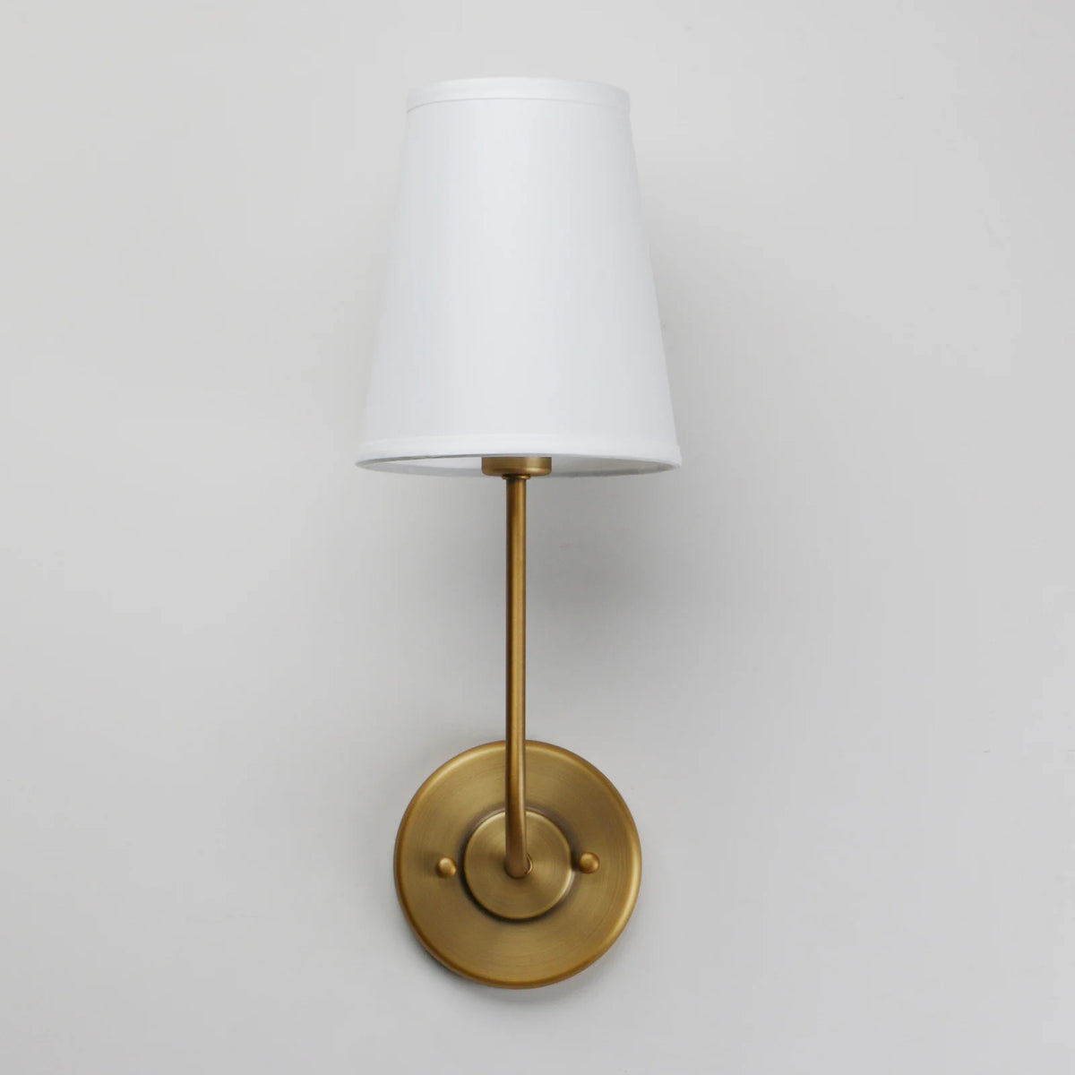 Phansthy classic single industrial wall light with flared funnel shade - vue 8 sur 10