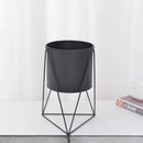 Nordic design metal flower pot for succulents