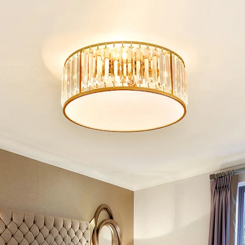 Modern crystal LED ceiling light for stylish interiors
