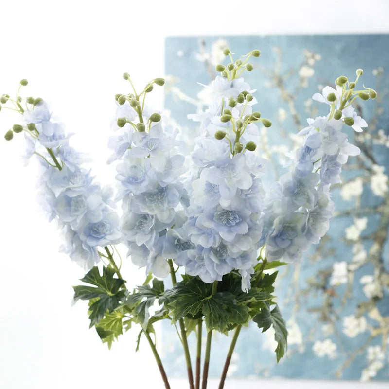 Artificial delphinium hyacinth flowers for wedding decoration - vue 4 sur 12