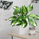 Artificial tropical monstera and hosta plant for indoor and outdoor decoration