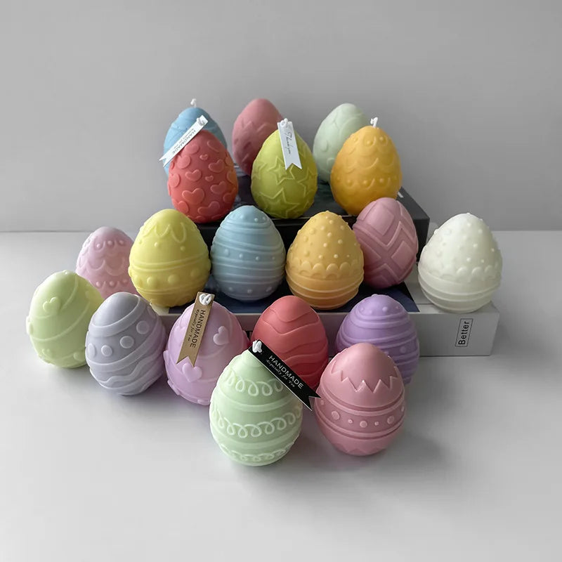 DIY Easter egg silicone candle mold - vue 6 sur 21