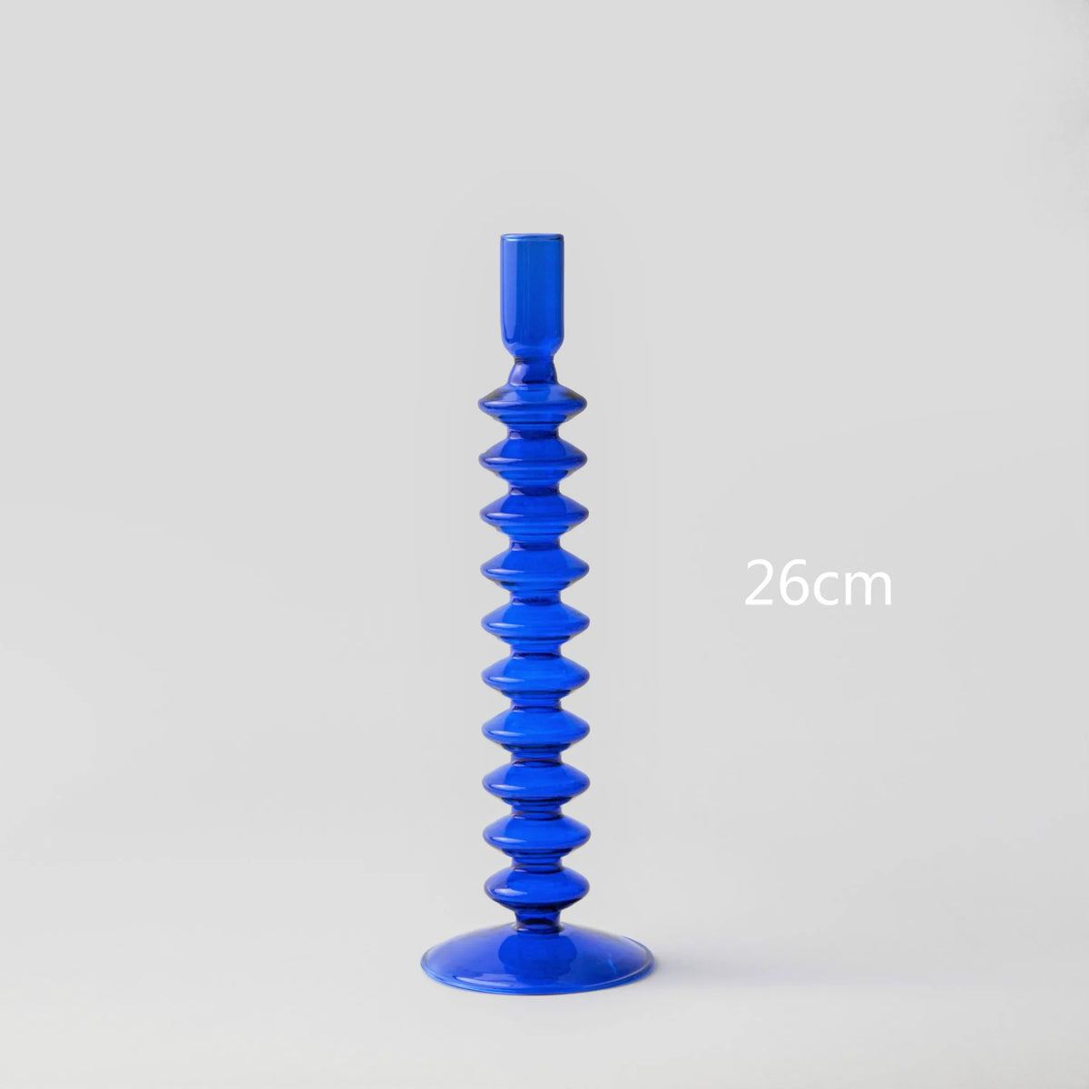 Modern decorative glass candle holder for events and home decor - vue 14 sur 16